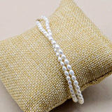 Joker Mini Rice 3-4MM Pearl Clavicle Chain Necklace