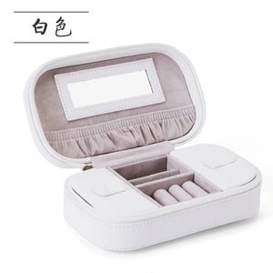 Portable Rectangle Jewelry Box Tassel Earrings Storage