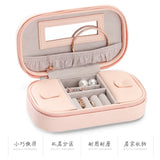 Portable Rectangle Jewelry Box Tassel Earrings Storage