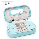 Portable Rectangle Jewelry Box Tassel Earrings Storage