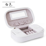 Portable Rectangle Jewelry Box Tassel Earrings Storage