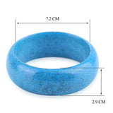 Chunky Turquoise Bangle Bracelet for Women