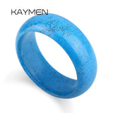 Chunky Turquoise Bangle Bracelet for Women