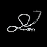 Twisted Hemp Rope Anklets 925 Silver Sexy Beach Foot Chain Bracelet