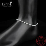 Twisted Hemp Rope Anklets 925 Silver Sexy Beach Foot Chain Bracelet