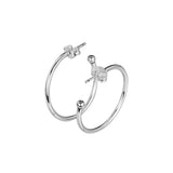 Small Versatility Hoops Earrings 925 Sterling Silver Jewelry