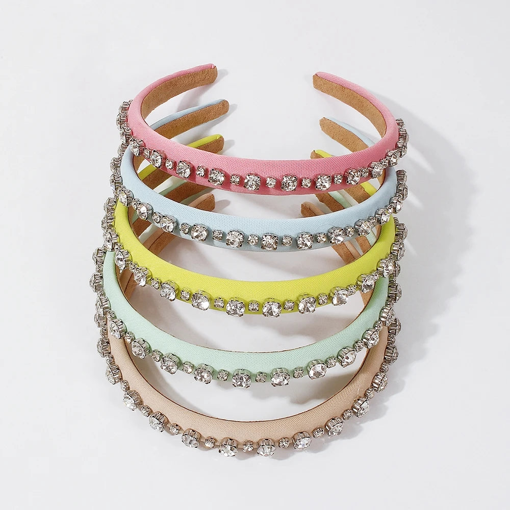 Charm Crystal Thin Headband Rhinestone Hair Accessories