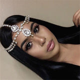 Rhinestone Brow Chain Bridal Crystal Hair Accessory