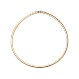 Gold-Color Chunky Collar Choker Necklace For Women