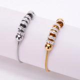 Adjustable Zircon Strand Beaded Bracelet for Women's Gift