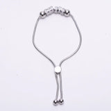 Adjustable Zircon Strand Beaded Bracelet for Women's Gift