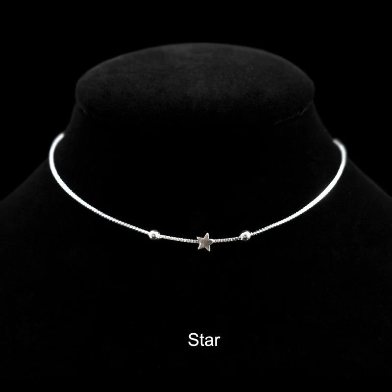 Sterling Silver Bead Pendant Anklets Foot Chain Bracelets Women Gift