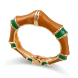 Colorful Bangle Cuff Bracelet Enamel Bamboo Bangle for Women Girls