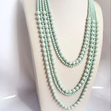 Elegant Mint Beaded Necklace