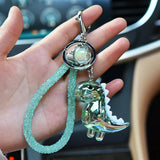 Stereo Dinosaur Keychain Soft Rubber Lanyard Acrylic Key Ring