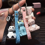Stereo Dinosaur Keychain Key ring Panda Koala Fox Multiple Animal Keychain