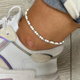 Summer Turtle Pearl Bead Anklet Bracelet Women Jewelry Gift