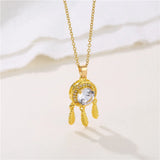 Sunflower Clavicle Necklace Choker For Women Leaf Feather Shining Crystal