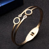 Sweet Heart Charm Cuff Bangles For Women Girls Birthday Gift