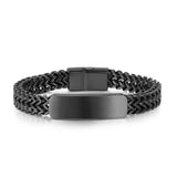 Symmetry Stainless Steel Chain Link Bracelets Men Women