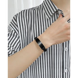 Symmetry Stainless Steel Chain Link Bracelets Men Women