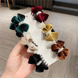 Colorful Butterfly Hair Clip Pearl Hairpin Hair Accessories