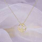 Zircon Fishtail Necklace Pendant for Women