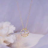Zircon Fishtail Necklace Pendant for Women
