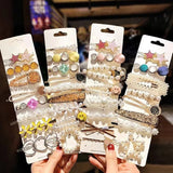 Metal Hair Clip with Pearl Bow Gift for Women