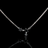 925 Silver Three Stars Pendant Ankle Bracelet