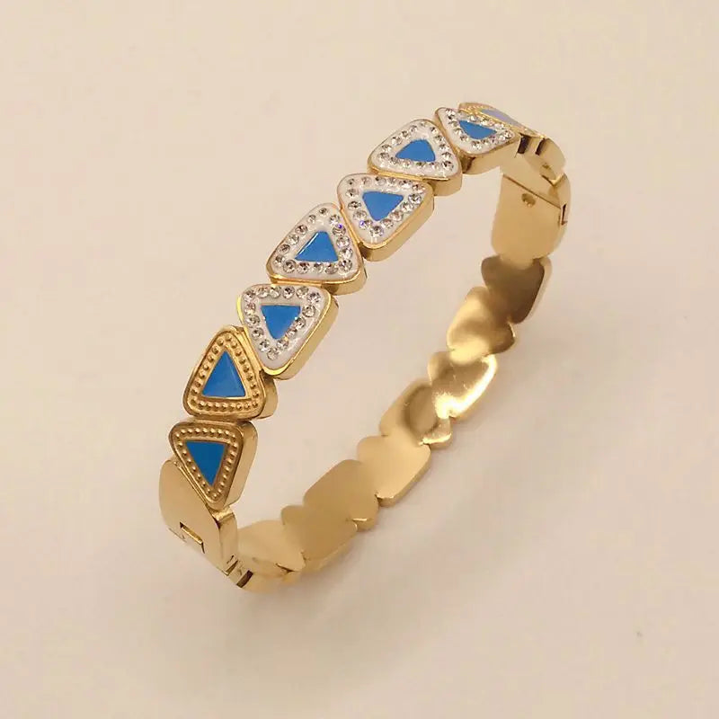 Women's Geometric Bracelet, Stainless Steel Classic Style