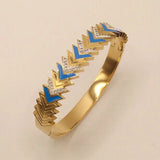 Women's Geometric Bracelet, Stainless Steel Classic Style