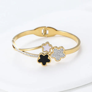 Women's Titanium Steel Pentagram Bracelet