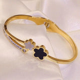 Women's Titanium Steel Pentagram Bracelet