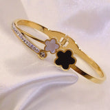 Women's Titanium Steel Pentagram Bracelet