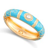 Colorful Enamel Bracelet Cuff Bangle Statement Jewelry