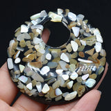 Resin Shell Pendant Big Hole Beads Charms for DIY Necklace Earring Making