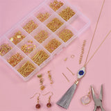DIY Earring Accessories Kit: Various Materials Boxed