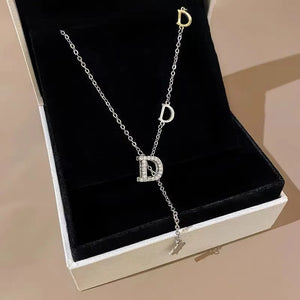 Zircon D Tassel Star Pendant Necklace Ladies Jewelry Gift