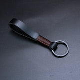 Leather Couple Keychain Schoolbag Key Pendant Car Keychain Gift