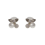 High-end Cubic Zircon Pearl Earrings for Women