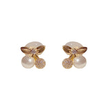 High-end Cubic Zircon Pearl Earrings for Women