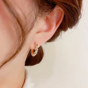 Elegant Light Pearl Earrings for Wedding Party