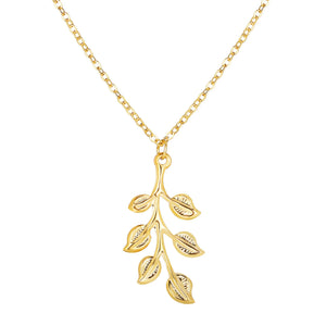 Maple Leaf Necklace Leaf Pendant Charm Chain Necklace For Women Men Gift