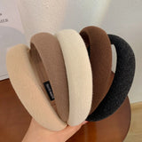 Solid Fabric Sponge Headband for Girls