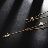Tropical Forest Flowers Birds Adjustable Necklace Tassel Long Women Gift
