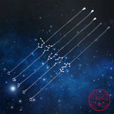 12 Constellations 925 Sterling Silver Bracelet for Women