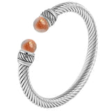Crystal Stainless Steel Bangle for Women