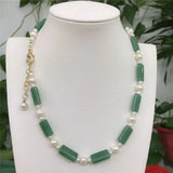 Freshwater Pearl Jades Necklace