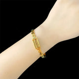 Vintage Abacus Titanium Steel Bracelet Rose Carabiner Jewelry